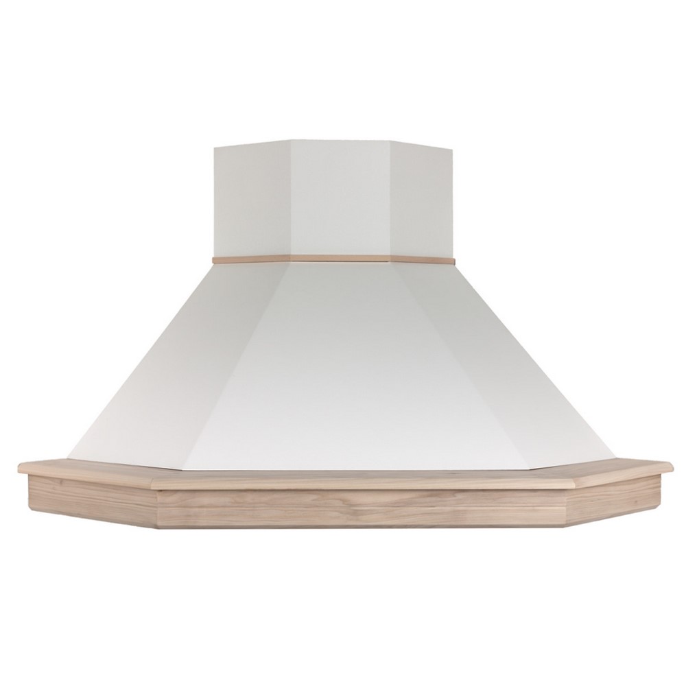 Cappa classica STOCK angolo 80X80 H.130 senza motore legno naturale